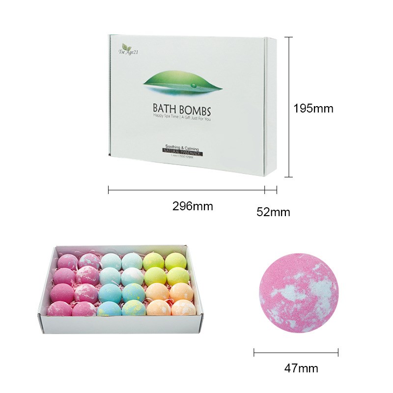 泡泡浴盐球泡澡剂精油泡脚v球儿童宝宝沐浴球女网红香体浴球组合