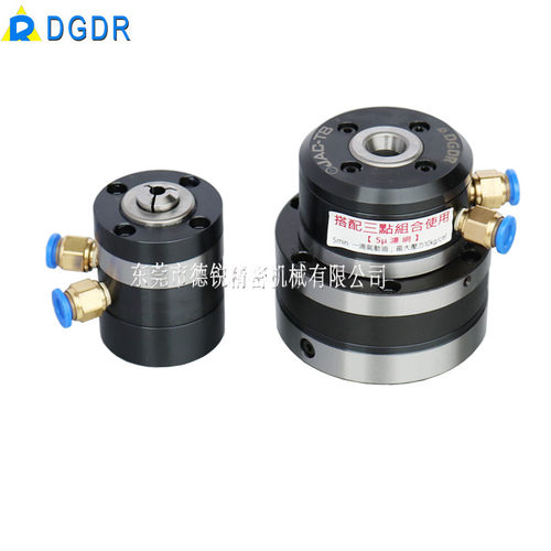 德锐台湾省产小型迷你气动夹头 DAS-M8固定自动化V超小型气动卡盘