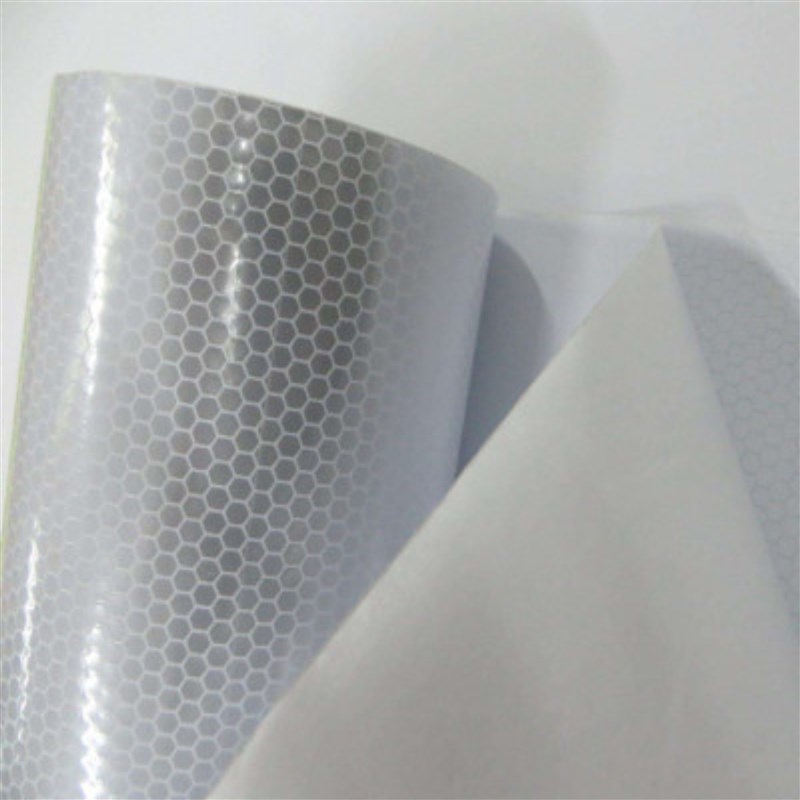 户外写真b材料可喷背胶晶彩格反光车贴反光喷绘布宽幅喷绘膜交通