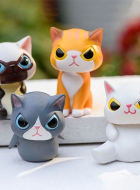 趣玩园艺创意变脸换装小动物装饰摆件H换造型小猫狗微景观花盆装