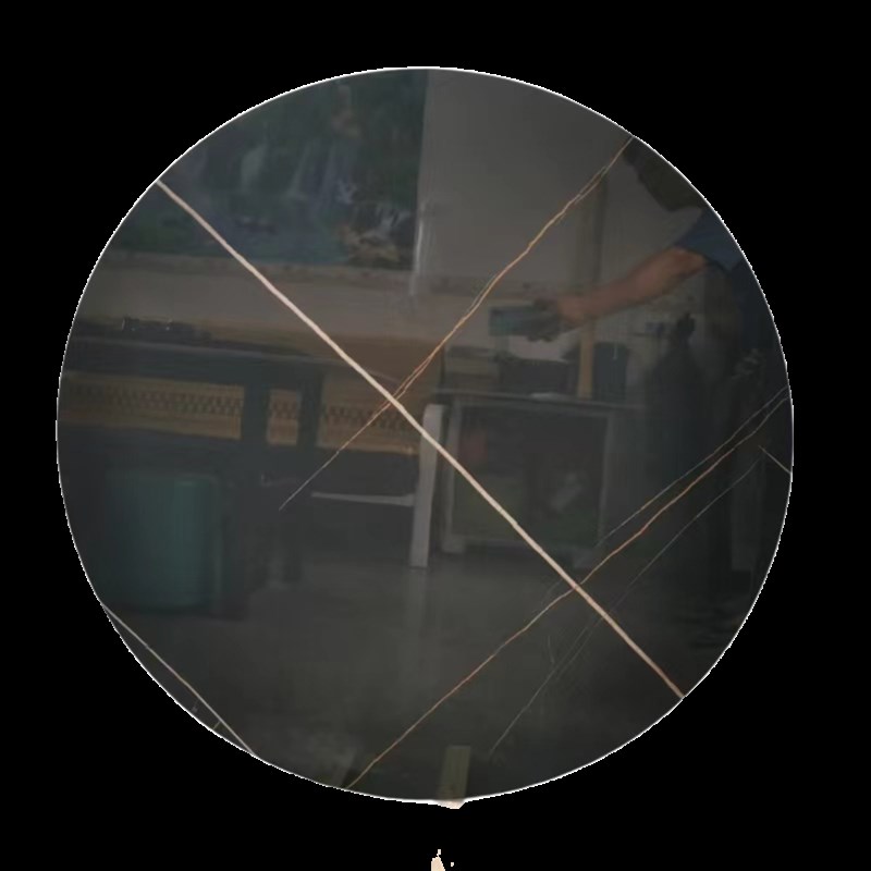 岩板定制餐桌长方形电视柜边茶几B面板圆形人造大理石台面加工定