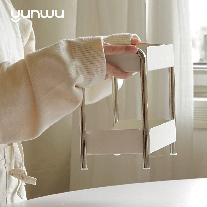 云物生活zuutii置物架油壶调味料调料罐组合厨房台面不锈钢收纳架