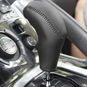 专用16 雪铁龙C4世嘉自动挡真皮排挡套波棍挡把杆档位套 18年新款