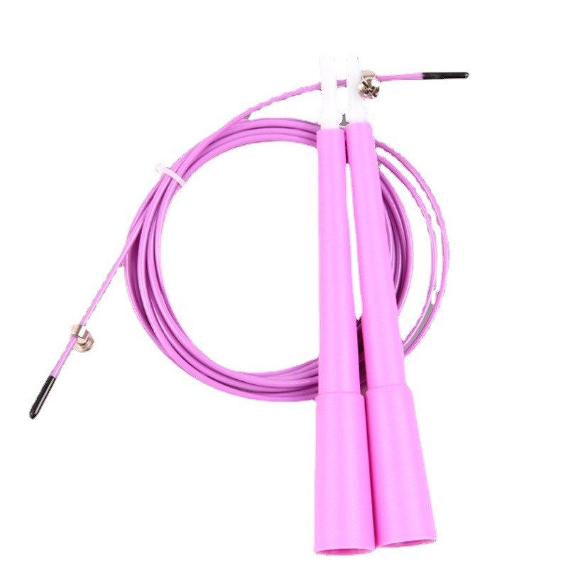 健身竞速比赛练习速度钢丝跳D绳加长手柄跳绳花样速度跳绳