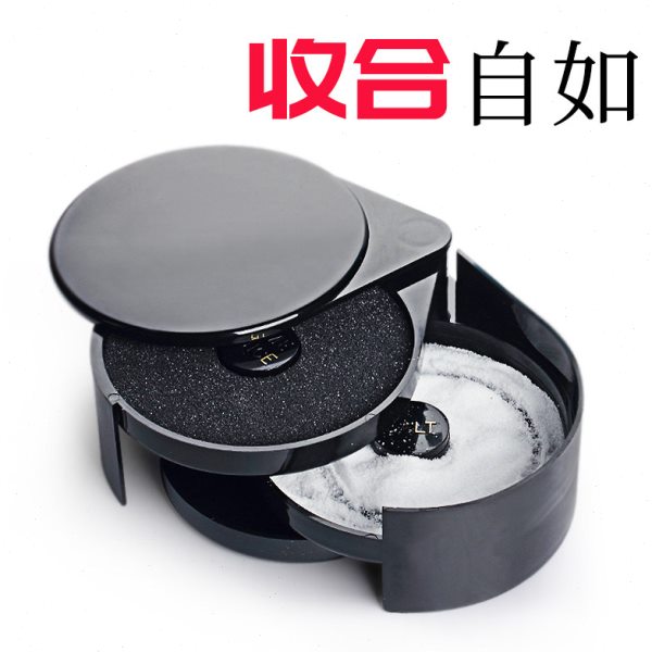 调酒盐盒三层 盐边盒 鸡尾酒玛格丽特盐边盒糖边调味盒酒吧吧台
