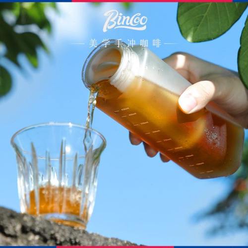 Bincoo冷萃咖啡壶随行咖啡杯便携冷萃杯tritan水杯冷萃壶冷泡茶壶