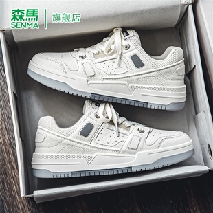 森马男鞋2026新款春季小众鞋子潮流休闲男生板鞋青少年软底小白鞋