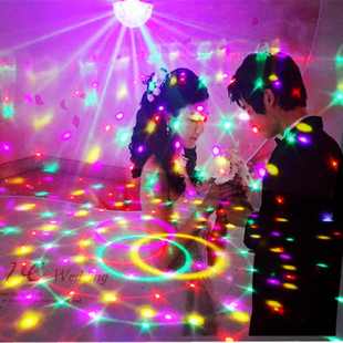 声控舞台灯光LED彩灯KTV闪光灯串灯酒吧家用卧室浪漫装 饰七彩挂灯