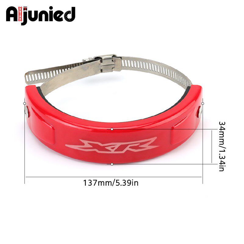 适用本田XR250R 400R 600R改装排气管圈防烫罩防摔圈排气管保护罩