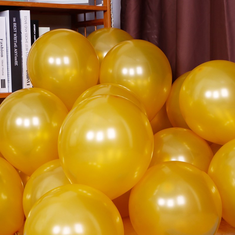 毕业气球装饰开业活动场景布置结婚拱门10M寸红色乳胶加厚汽球生