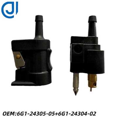 船外机配件适用YAMAHA 6mm燃油管接头6G1-24305-05+6G1-24304-02