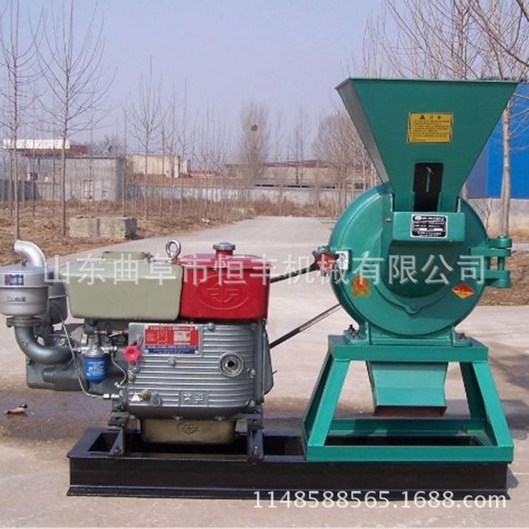 聊城自吸进料玉米粉碎机红薯齿盘粉碎磨面机