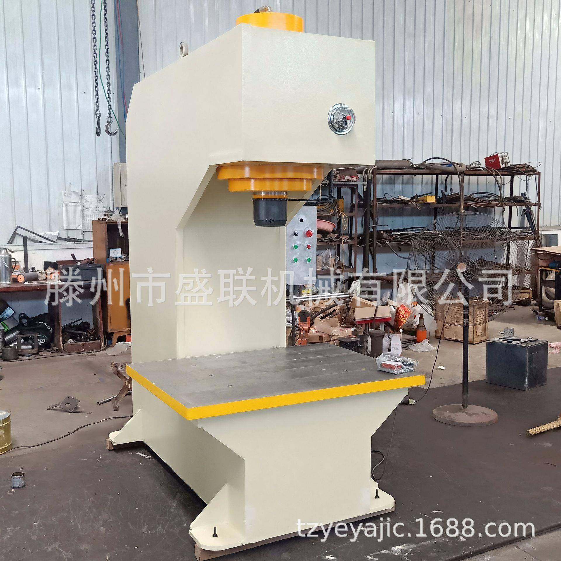 C型油压机100吨C型压力机价格圆钢液压校正机钢板冲孔油压机