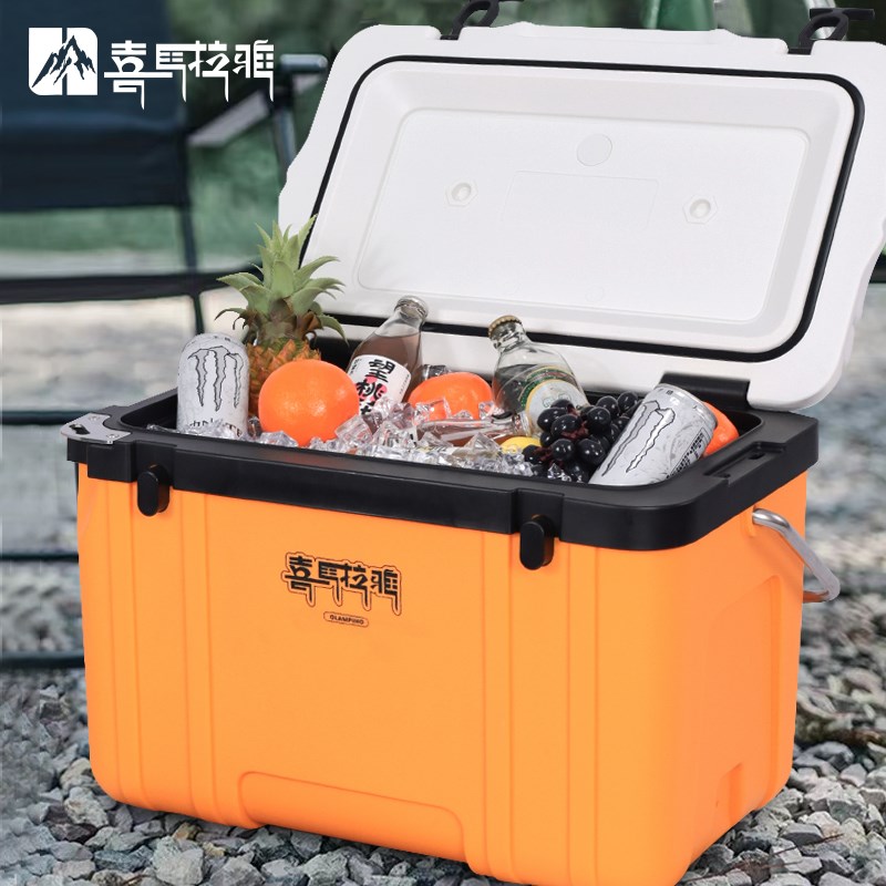 喜马拉雅冰块保温箱冷藏箱商用摆摊车载保冷冷藏保鲜户外冰箱冰桶