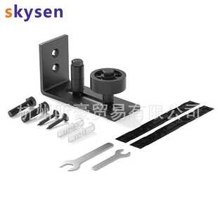 谷仓门吊轨五金配件 止摆器 美式移门 地导直销 8种组合