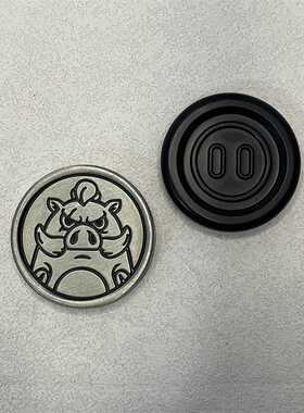 Edc手推响币猪猪币玩具黑科技模型神器创意解压啪啪币减压ppb指压