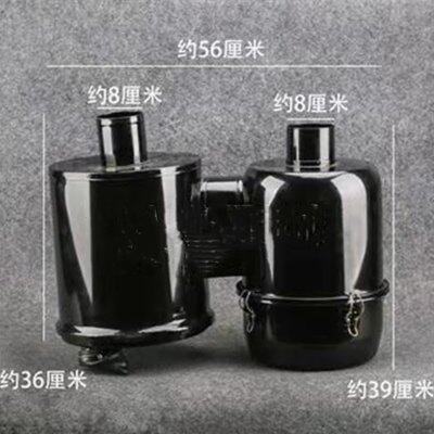 912A铁壳80毫米口径过滤器空气滤芯东方红东风雷沃拖拉机加装