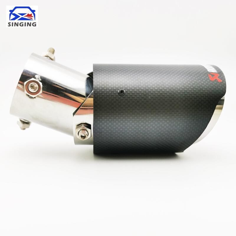 CRV汉兰达IX35智跑排气管装饰KX5驭胜S350通用碳纤维尾喉改装配件