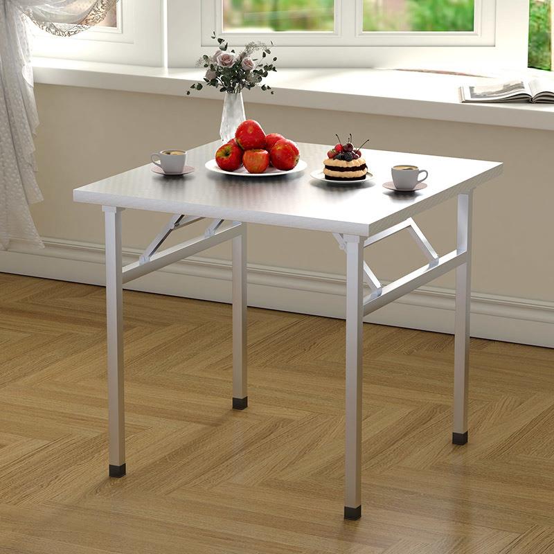 不锈钢折叠桌便携式烧烤桌子家用户外摆摊商用夜市简易餐桌小方桌