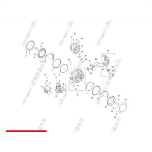 原装牧田DCL500吸尘器维修配件机壳、开关杆、控制器螺丝