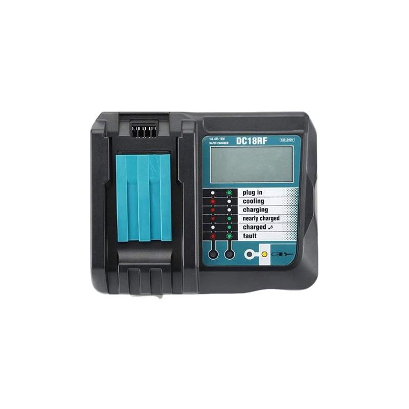 供应替代牧田DC18RF3.5A带屏充电器14~18V 快充电池充电器