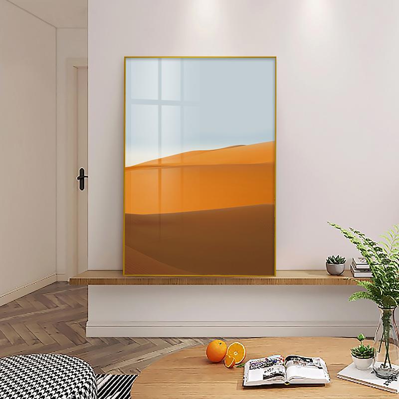 无边无际现代抽象客厅装饰画北欧简约大幅沙发背景落地画玄关挂画