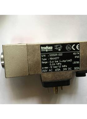 瑞士TRAFAG机械耐震压力开关9B4.42776BAR船级社认证