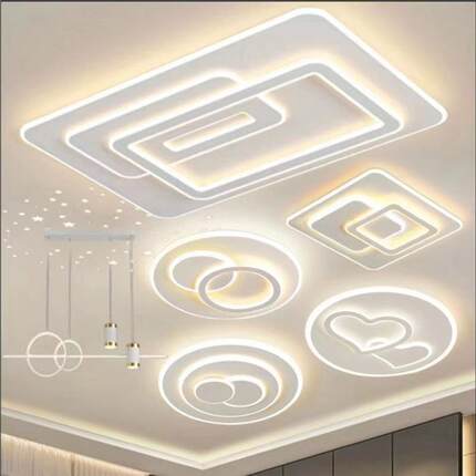 2024新款直销现代简约客厅吸顶灯卧室套餐中山灯具led