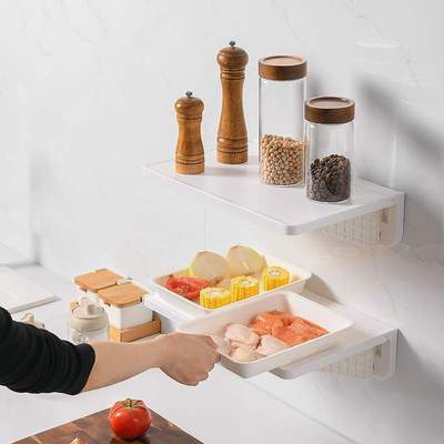 卫生间洗澡时放干净衣服收纳浴室置物架厕所洗手间可折叠放置