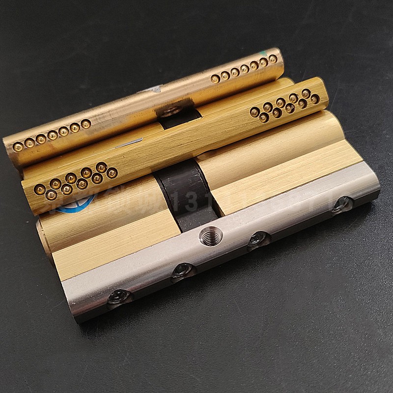 C级纯铜防盗门偏心锁芯大门入户门 双面防撬 超B级85偏37.5+47.5