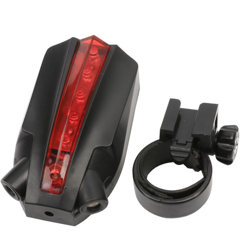 自行车激光尾灯投影Logo平行线激光镭射尾灯山地车骑行警示灯