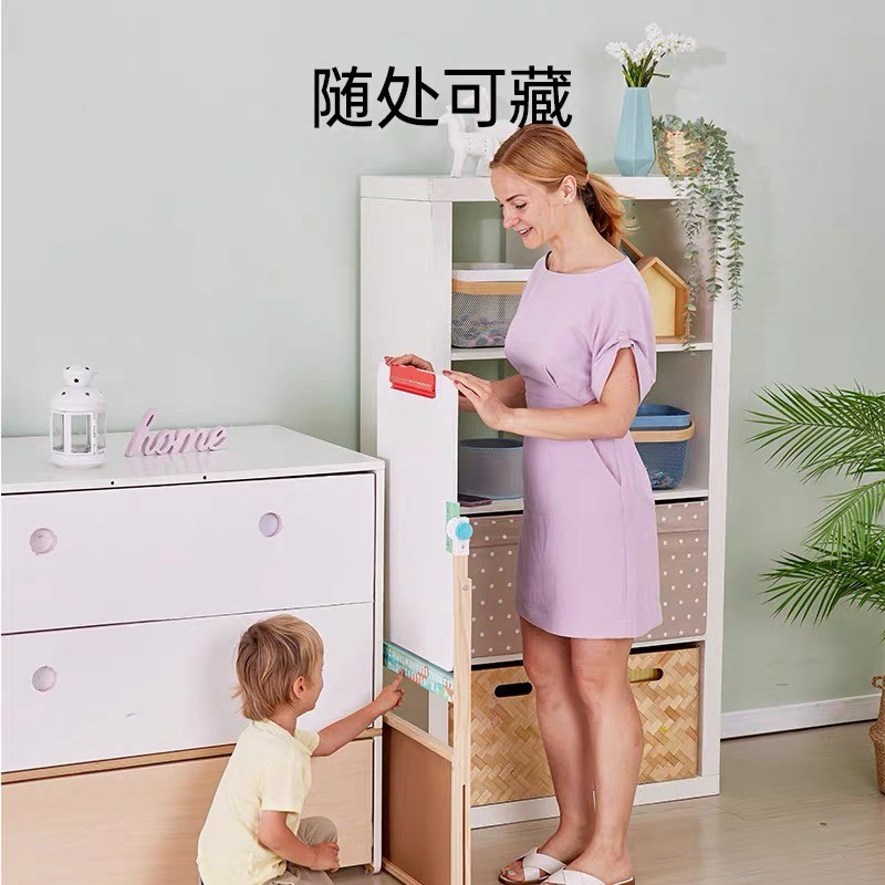 无框双面画架折叠儿童画板3岁+手写板男女孩玩具黑板家用教学