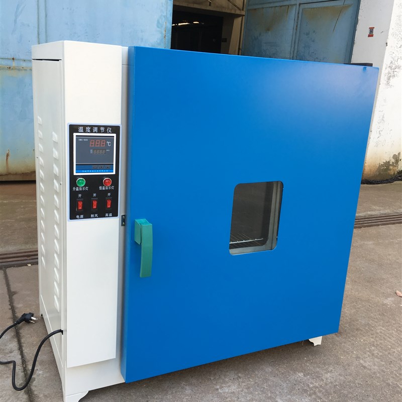 101-3B/4B/2B不锈钢恒温鼓风干燥箱烘箱前后开门大灯对开工业烤箱