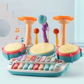 六一宝宝手拍鼓婴幼儿手敲小鼓1一3岁益智6生日礼物3岁男