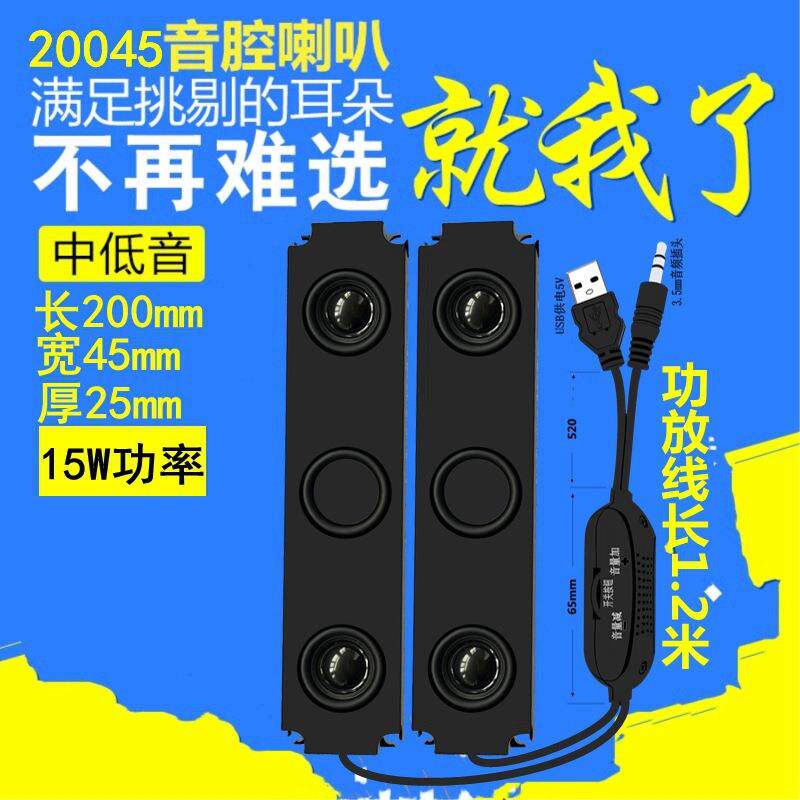 精歌源功放20045音箱腔体4欧5瓦10W按摩椅数码电脑低音喇叭扬声器