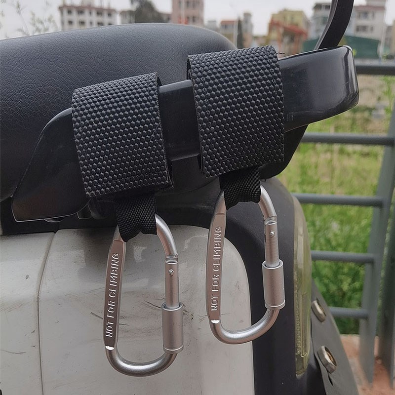 电动车挂钩前置通用电瓶自行车摩托车魔术贴挂物钩头盔外卖挂扣锁