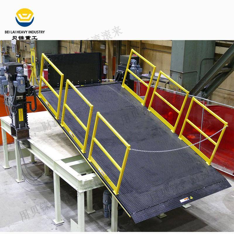 码头升降可倾斜装卸货平台可调高度货柜登车桥厂房月台卸车升降机