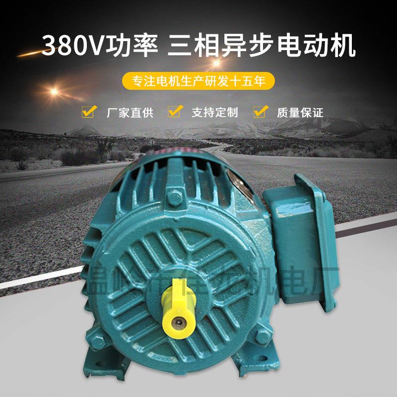 3W4极恒速机械设备用电动机380V耐用电机国标功率三相异步电动机