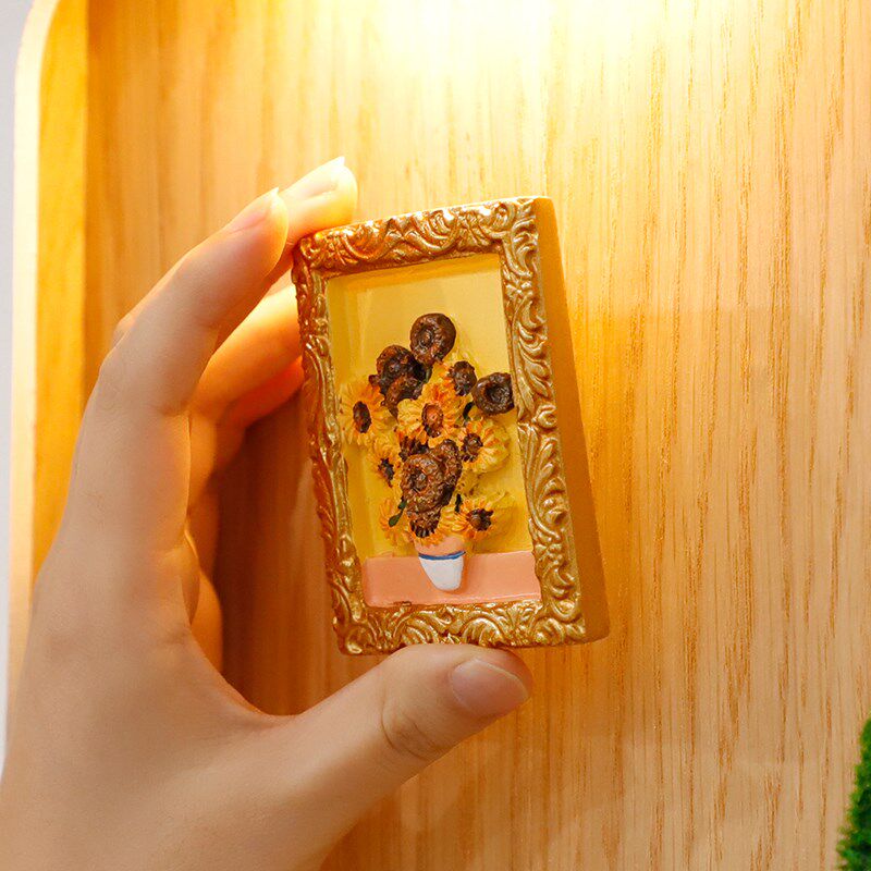 2025新款电表箱装饰画磁吸冰箱贴配电箱遮挡立体可置物开关盒挂画