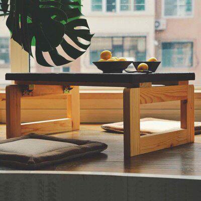 榻榻米桌子飘窗桌折叠窗台小茶桌日式矮桌经阳台塌塌小茶几实木