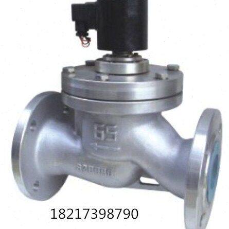 沪工ZBSF-16P蒸汽常闭型 防腐不锈钢法兰&le;200℃电磁阀DN15~DN100