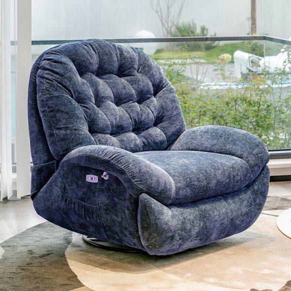 意式多功能沙发椅单人午休阳台客厅可躺可调节电动懒人休闲小沙发