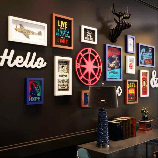 清吧装饰品墙面挂件工业风烧烤饭店壁挂发廊咖啡店墙上复古挂饰