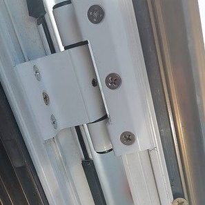 A97合页50型窗折页 重型三翼断桥铝合金门窗合页隔热平开窗户铰链