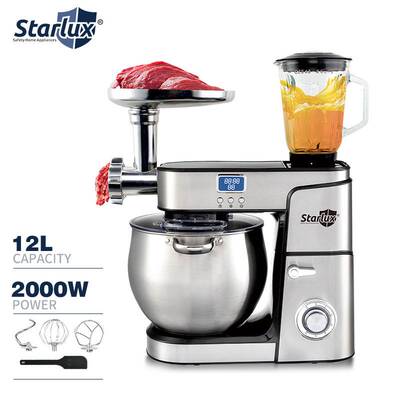 Starlux跨境多功能和面厨师机绞肉机榨汁机多合一FOOD PROCESSOR