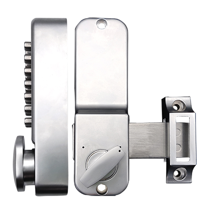 机械密码a锁门锁户外花园栅栏门不用电庭院防水铁门别墅木门密码