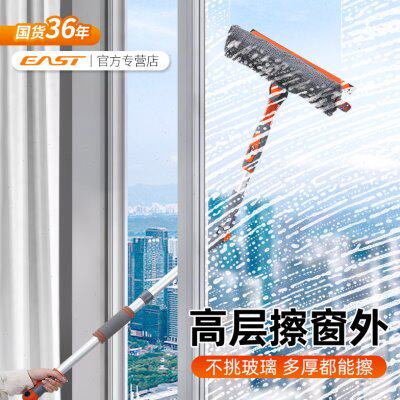 擦玻璃神器高层窗外专用家政2025新款加长杆家用双面擦双层玻璃擦