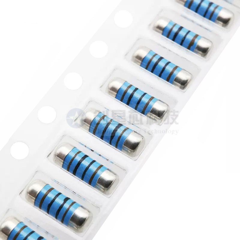 0309圆柱体电阻100Ko-910K欧姆 1W贴片晶圆4色环金属膜1% CS0309