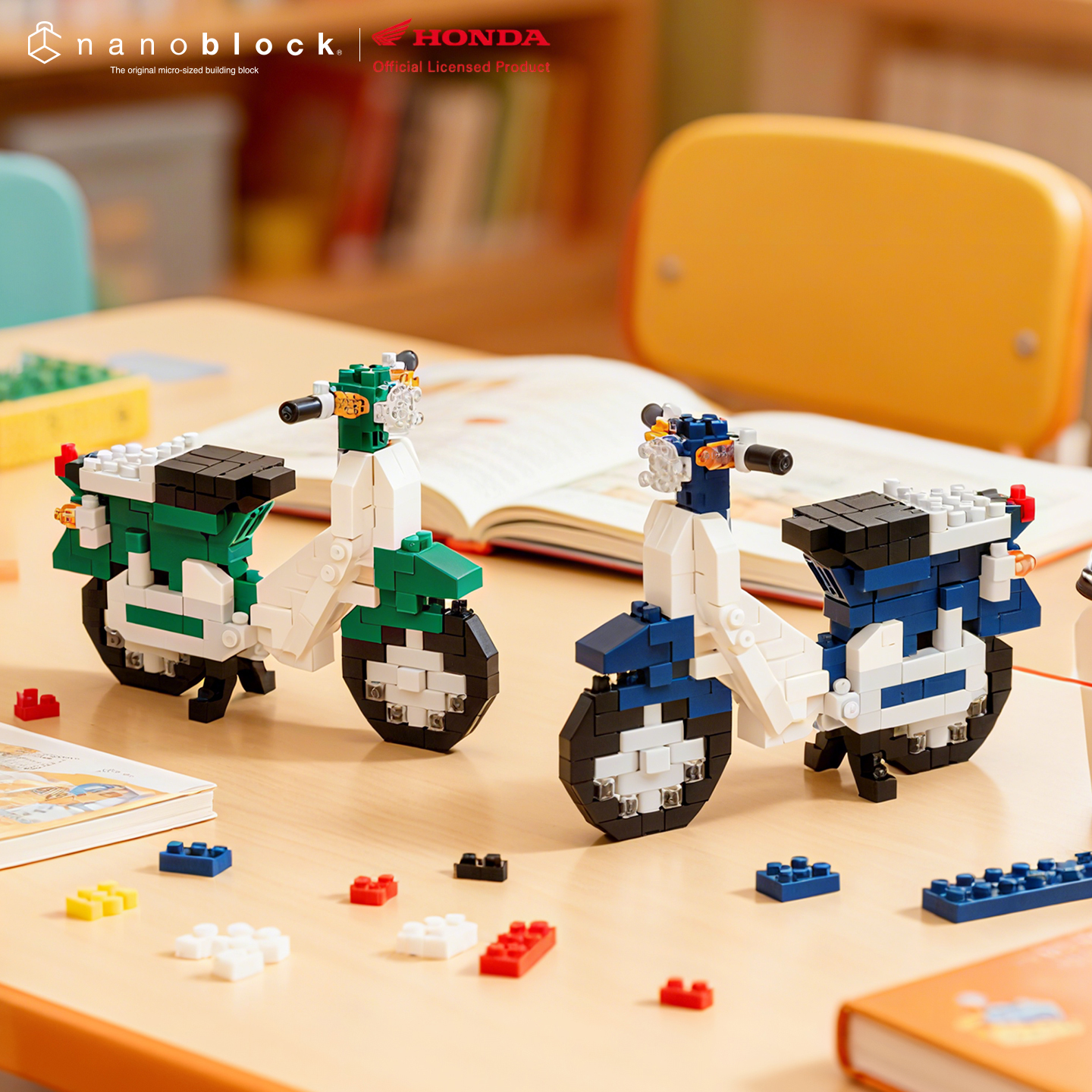 【预售】日本nanoblock微颗粒积木摩托车拼装男孩玩具