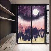 玻璃贴纸透光不透明卫生间浴室防窥遮光窗花纸防走光窗户磨砂贴膜